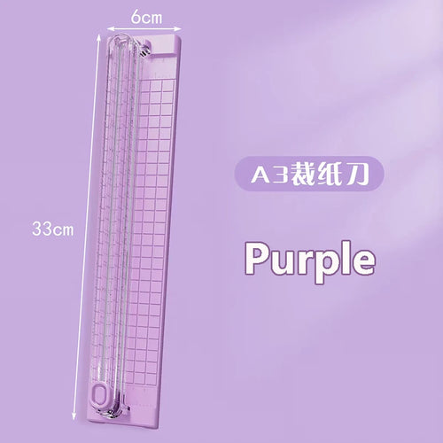 1PC Portable A3/A4 Paper Cutter Trimmer, Uncharged Manual Cutting Tool