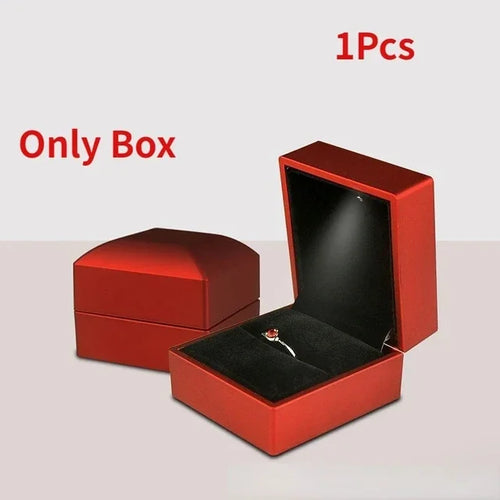 Wholesale LED Ring Box Jewelry Box for Wedding Ring Engagement Ring