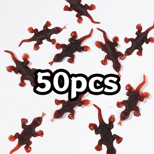 50pcs Realistic Bugs Funny Toy Fake Cockroach Novelty Insects