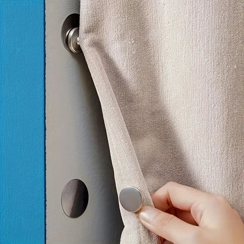 Modern metal magnetic hook, suitable for curtains - easy to install