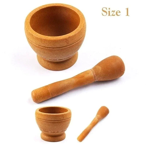 Resin Setmortar and Pestle Garlic Herb Spice Mixing Grinding Crusher