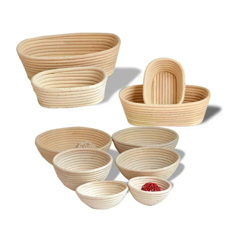 Rattan Bread Proofing Basket Bread Basket Oval Rattan Wicker Dough