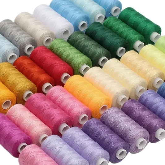 1 Set OF 10 Rolls Polyester 402 Sewing Thread For Manual and