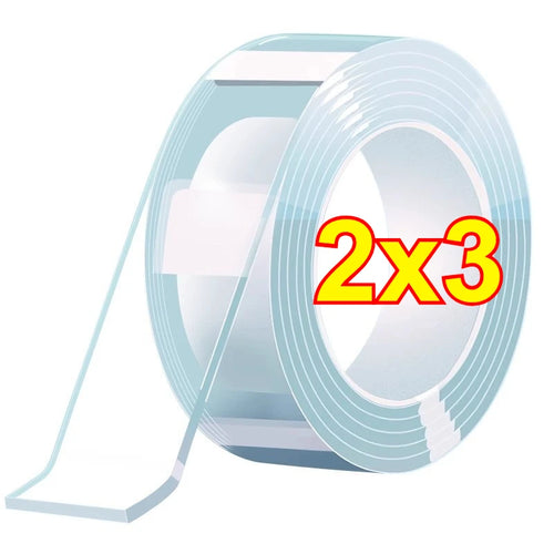Nano Tape Double Sided Tape Transparent Reusable Waterproof Adhesive