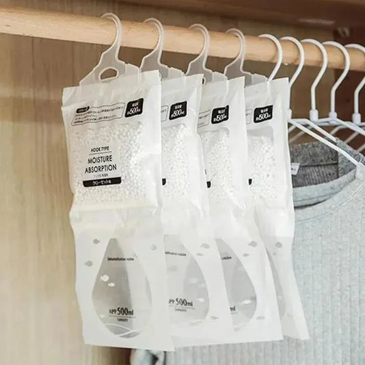 5/10Pcs Moisture Absorber Hanging Drying Clothes Dehumidifier Wardrobe
