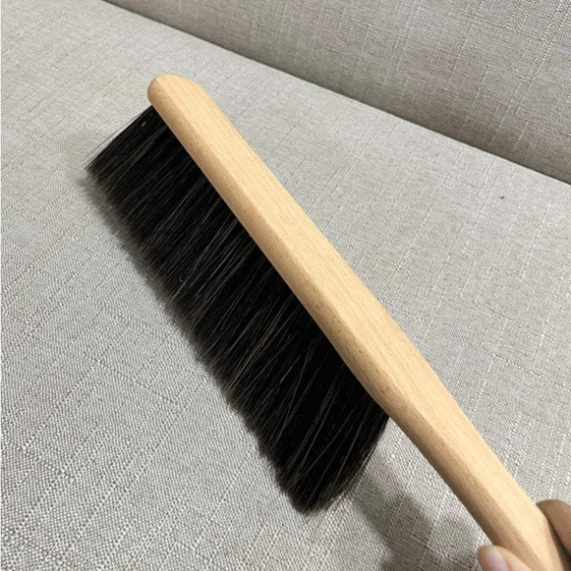 1PCS/2PCS Natural Wood Bristles Brush Anti-static Desktop Bar Grinder