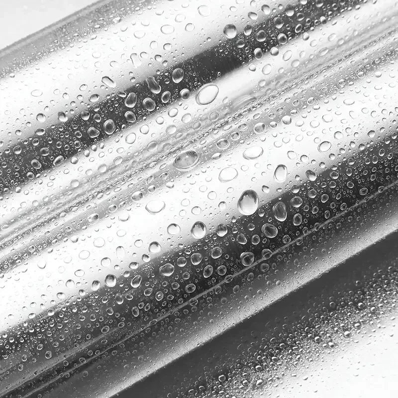PVC Stainless Brushed Silver Removable Wallpaper Decor Film Vinyl