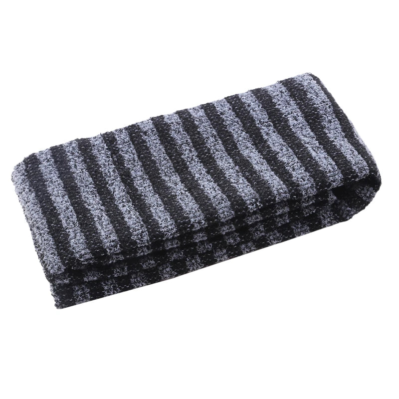 Exfoliating Washcloth Back Scrubber for Shower for Men Silver-ion