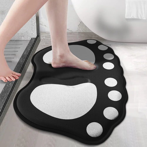 Bath mat anti slip bathroom mat claw pattern bathroom carpet absorbent
