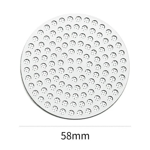 51/53/58mm Reusable Coffee Puck Screen 304 Stainless steel Double