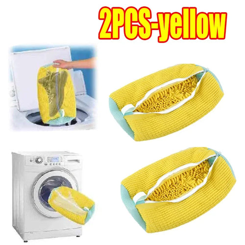 1/2PCS Wash Shoes Bag Padded Net Laundry Shoes Protector Fluffy fibers