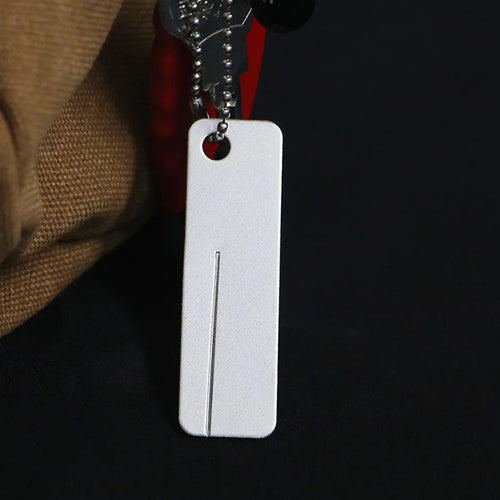 Knife Sharpener Diamond Pocket Tools Mini Keychain Outdoor Camping