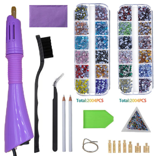 Hotfix Applicator DIY Hot Fix Rhinestone Applicator Wand Tool Kit with