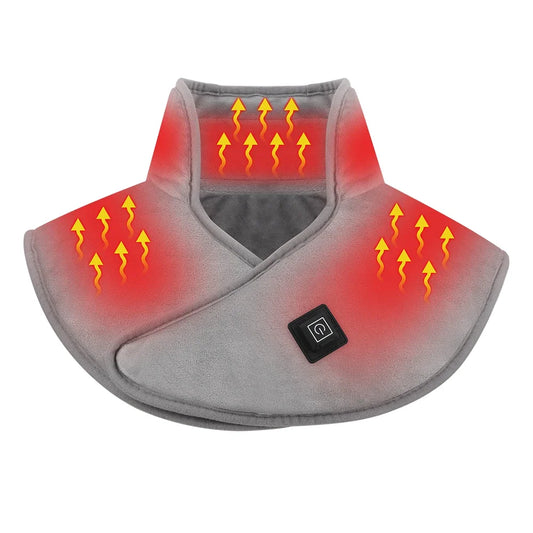 Electric Heating Shoulder Neck Pads Cervical Shawl Massager Cervical