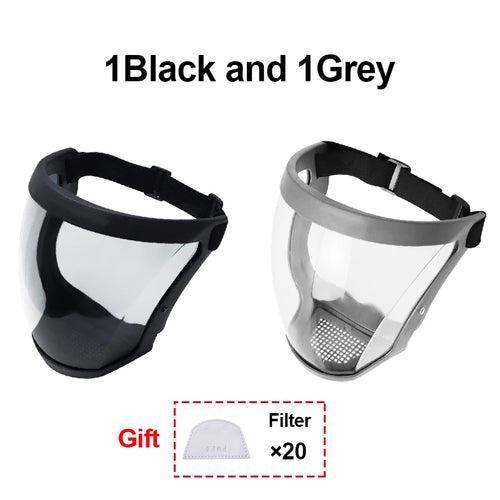 Work Protection Mask Transparent Facial Shield Transparent Facial