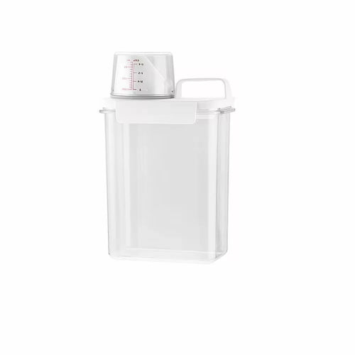 Airtight Laundry Detergent Dispenser Powder Storage Box Clear Washing