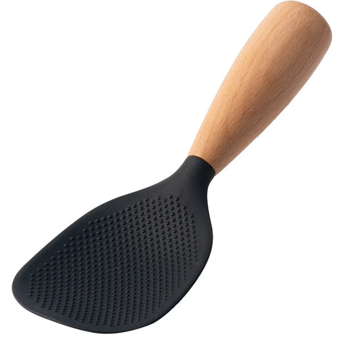 Silicone Kitchen Utensils Set Wooden Handle Non-stick Spatula Cookware