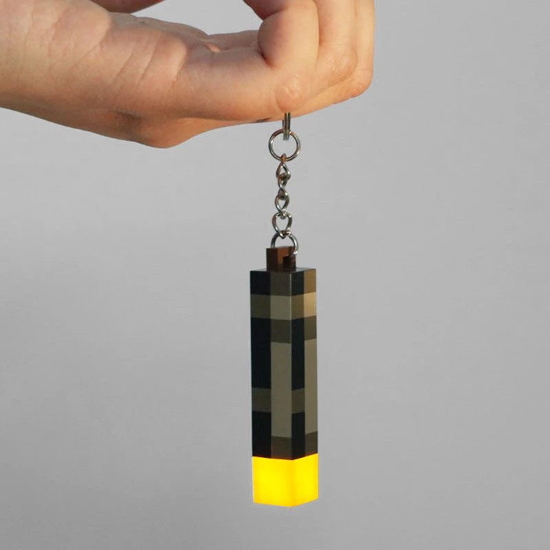 Mini Rechargeable Flashlight Keychain | Plastic Material Game Model