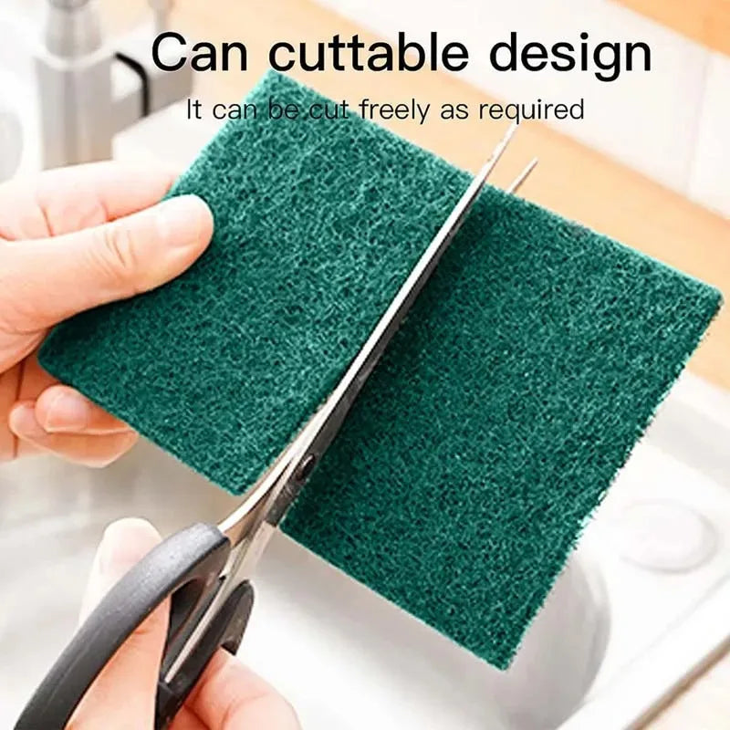 10/20/30PCS Scrub Pads Household Kitchen Oil Removal Dishwashing Pot
