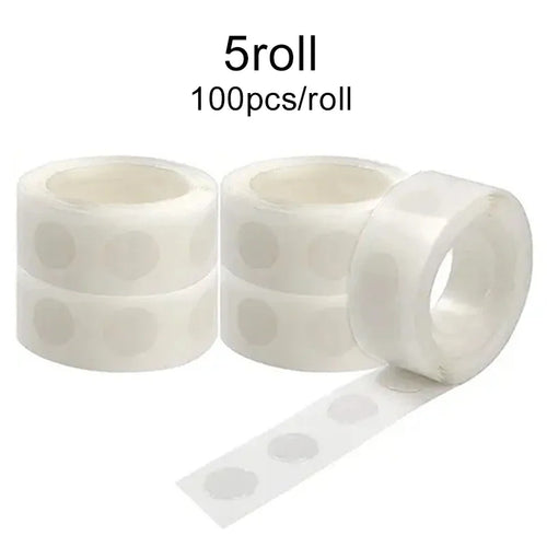 Balloon Glue Dot Adhesive Point Tape Double Sided Clear Sticky Glue