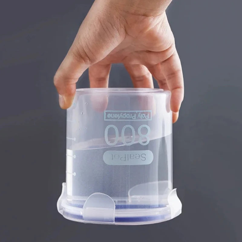 Plastic Sealed Tank Large Capacity Crisper Kitchen Organize Grain