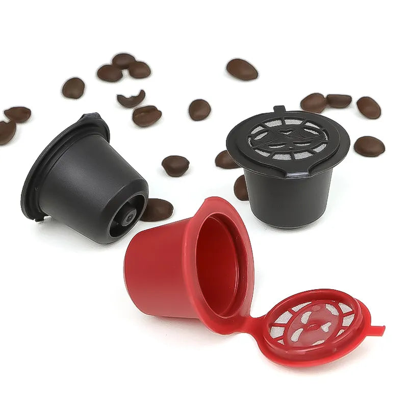6PCS Refillable Reusable Nespresso Coffee Capsule Reutilisable