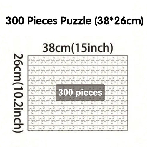 Personalized Custom Photo Puzzle Customize "Cardboard/wooden