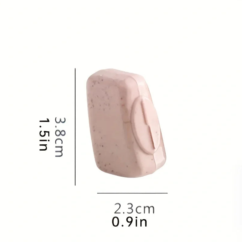 4pcs toothbrush head cover, travel portable toothbrush box, toothbrush