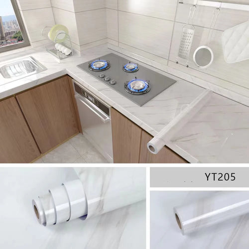 Marble Kitchen Oil-Proof Film Stove Waterproof Moisture-Proof
