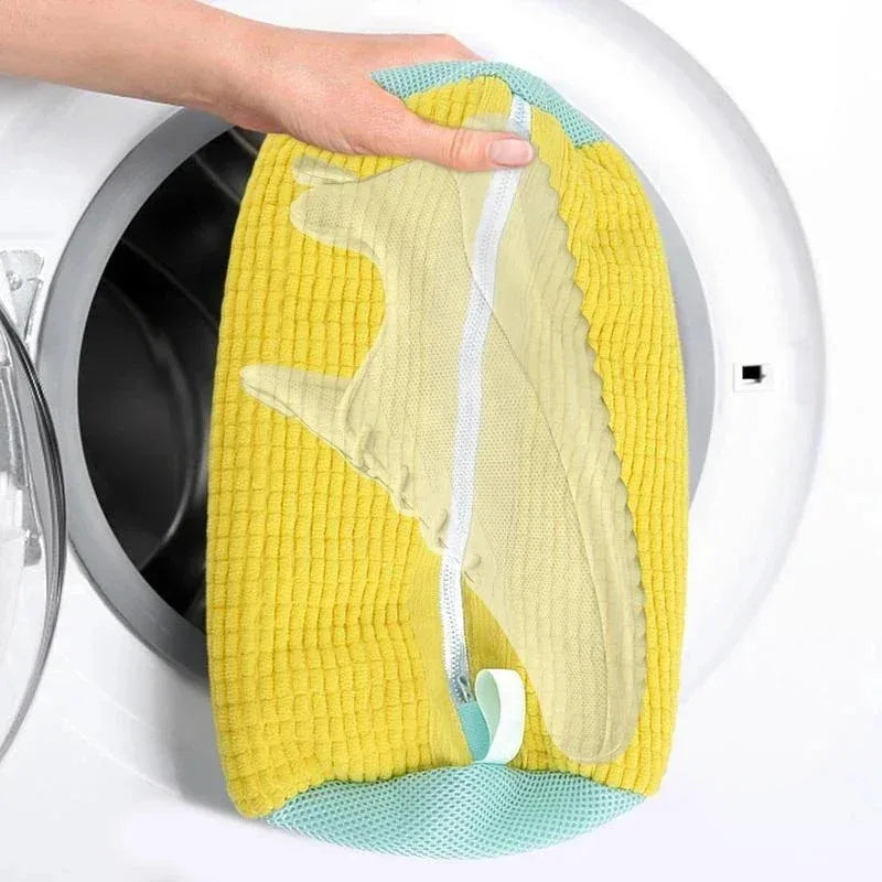 1/2PCS Washing Shoes Bag Cotton Laundry Fluffy Fibers Easily Remove