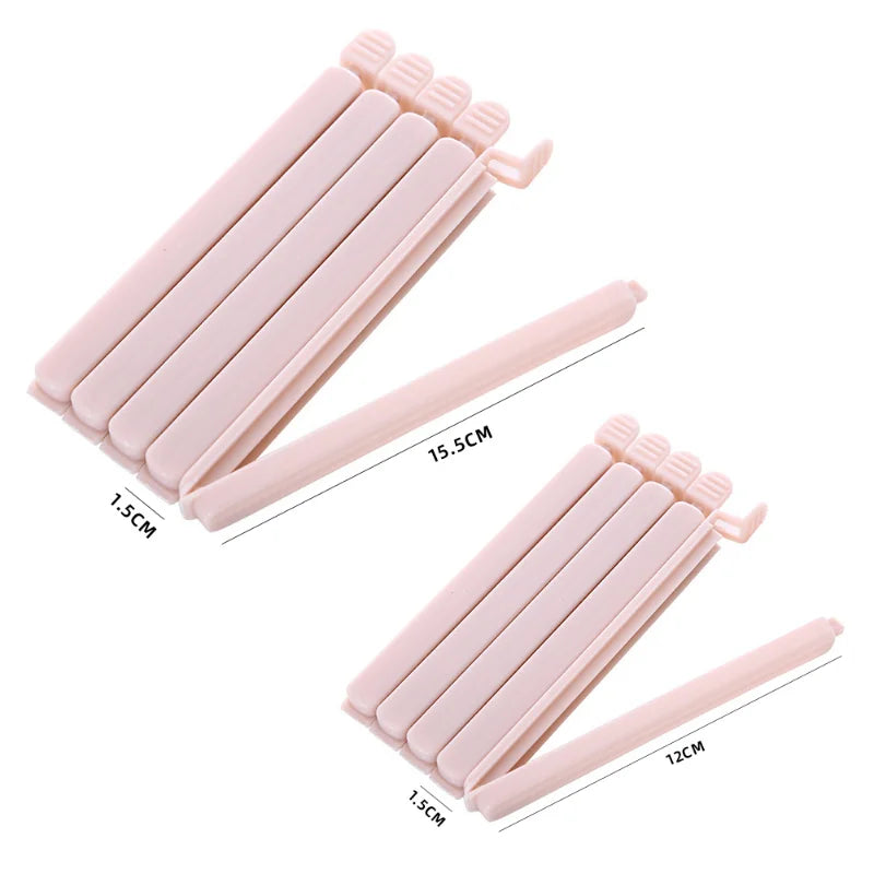 10PCS Bag Clips Food Snack Sealing Clip12/15.5cm Portable Kitchen