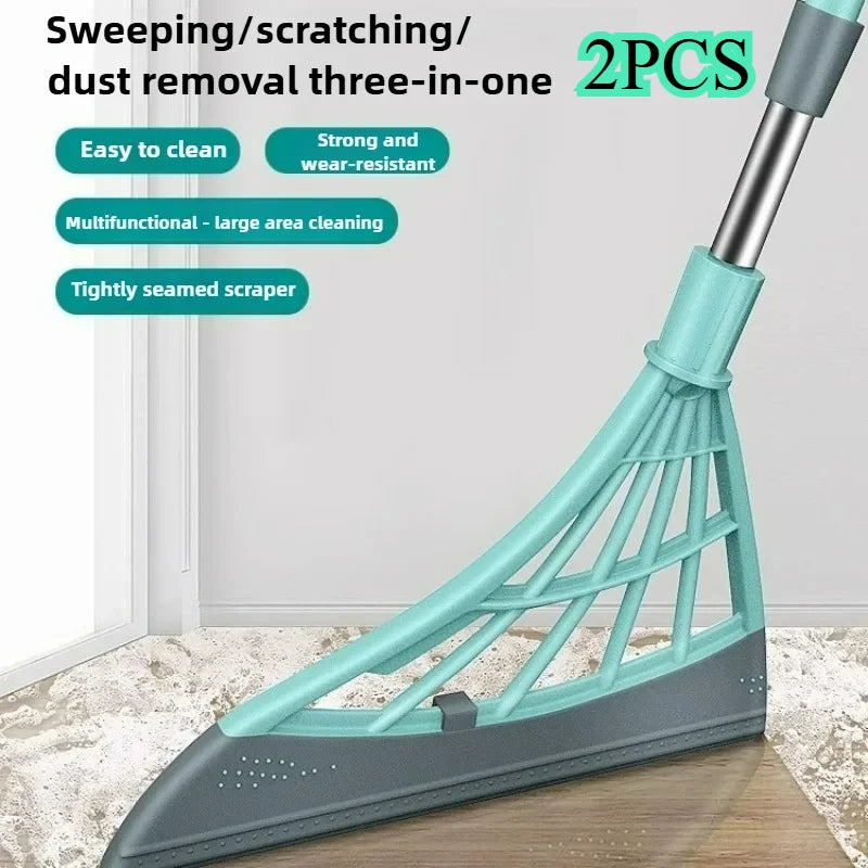 Silicone Magic Rubber Broom Mop Hand Dust Brooms Home Floor Cleaning