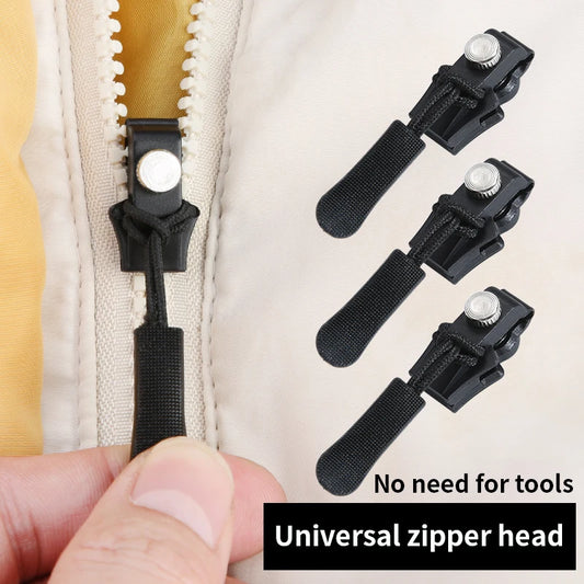 3/6/12Pcs Universal Zipper Repair Kit Quick Instant Detachable Zipper