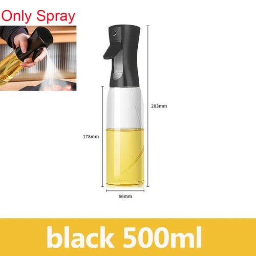 Plastic Spray Oil Sprayer Bottle Spray Oil Dispenser Oil Jar Cruet BBQ