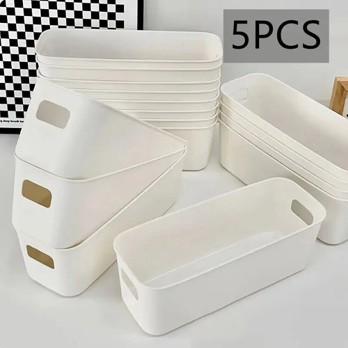 10pcs multifunctional storage box durable large-capacity desktop