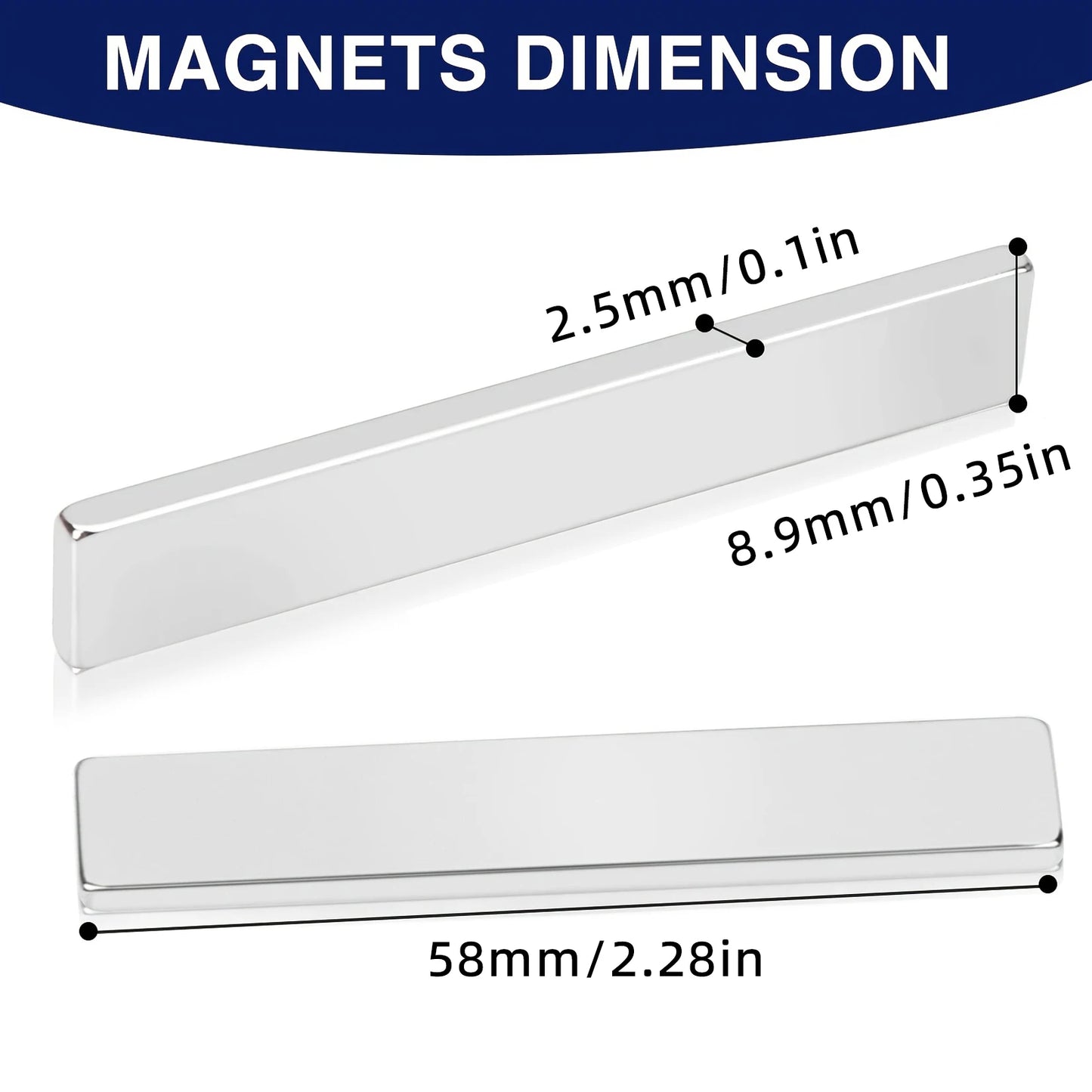 60x10x3 rectangular magnet, mini magnets, magnets, office magnets, can