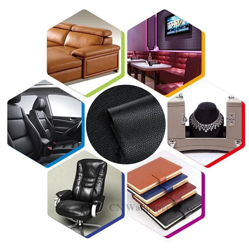 Repair Patches Self-Adhesive Leather PU Leather Fabric Stickers for