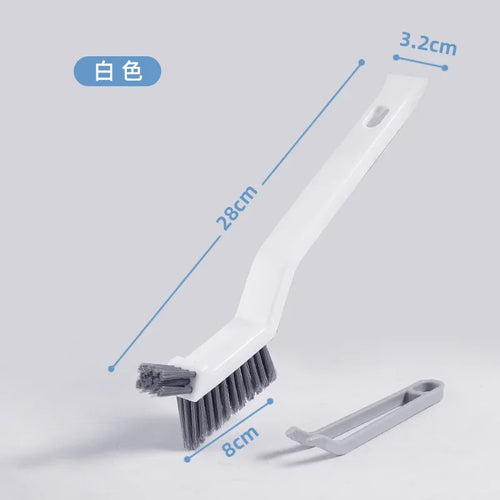 Effective Cleaning Brush for Corners and Gaps - 2-in-1 Multipurpose