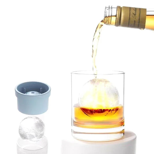 Silicone Round Ice Hockey Mold Maker Large Spherical Ice Cube Ice Tray