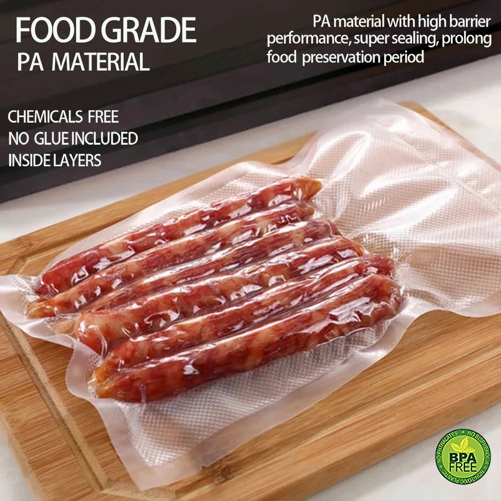 1 Rolls Vacuum Bags For Food, 500cm Per Roll,Reusable, BPA-free,Food