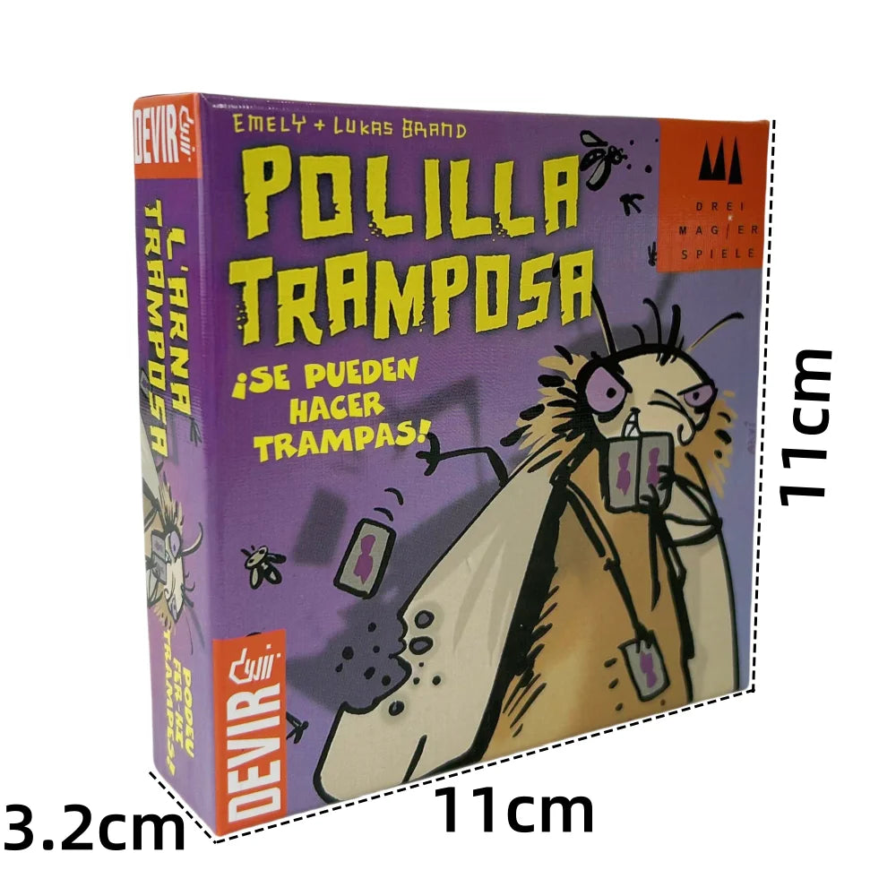 1/3/5/10 PCS Mogel Motte Polilla Cards Jeu de société Devir-jeu fauve