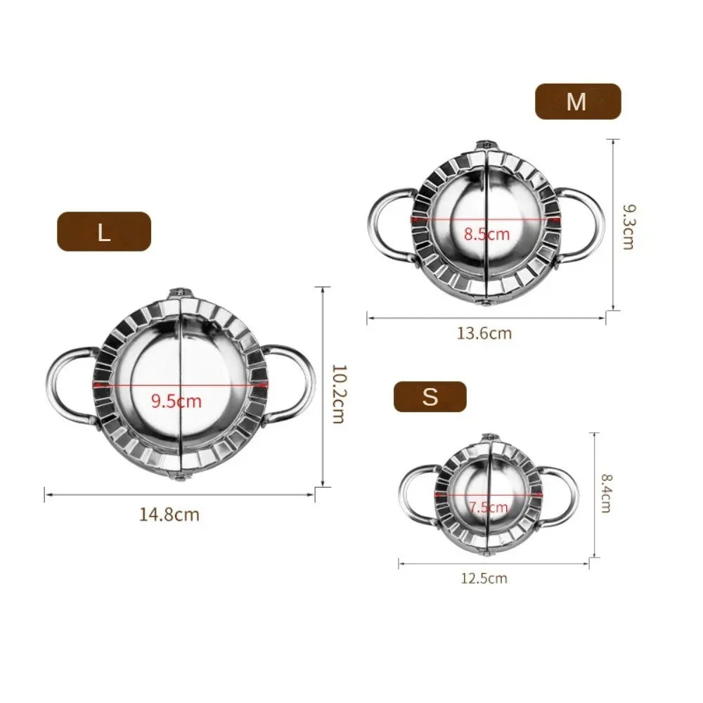 Stainless Steel Dumpling Maker Dumpling Skin Mold Ravioli Maker Press