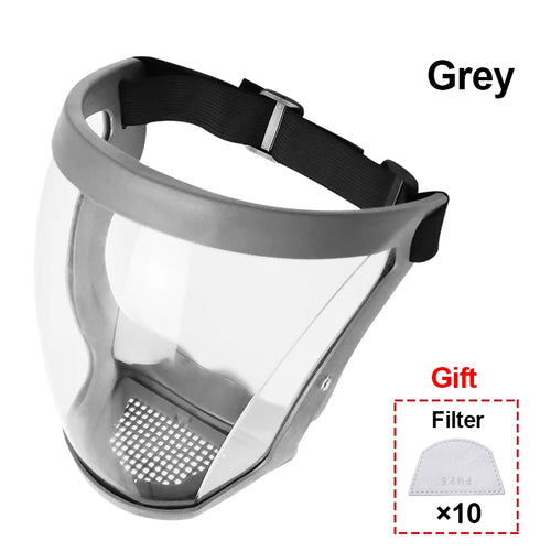 Work Protection Mask Transparent Facial Shield Transparent Facial