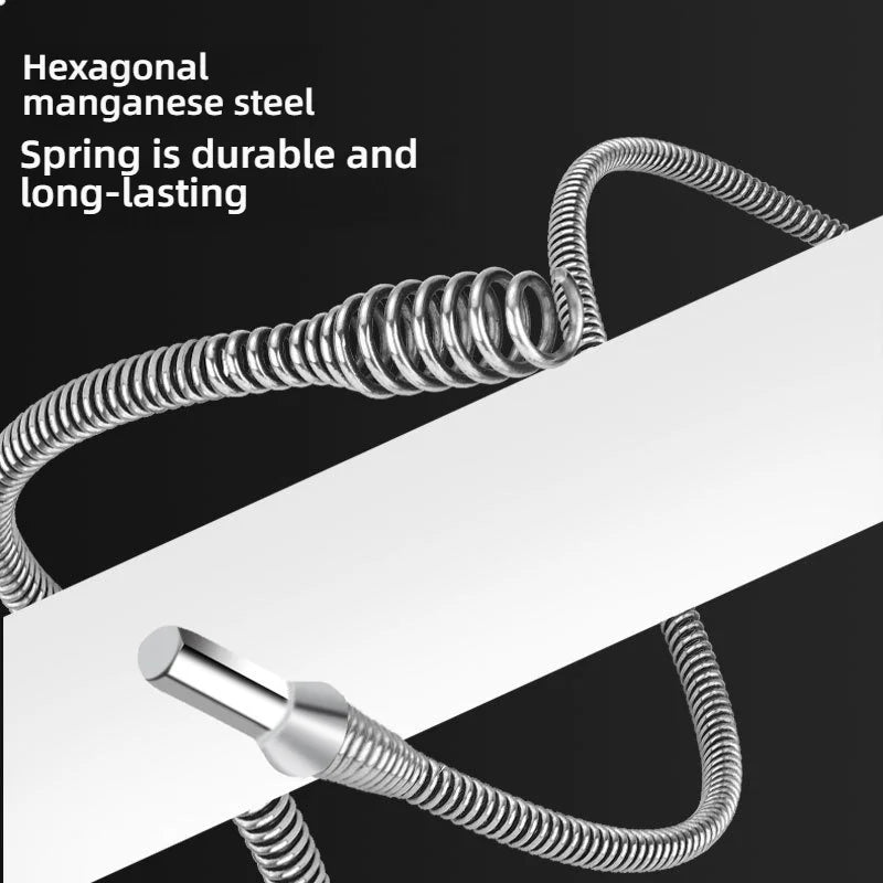 1/1.5/2.5/3.5/5 Meter Drain Cleaner 10mm Dia Pipe Spring Anti-Rust