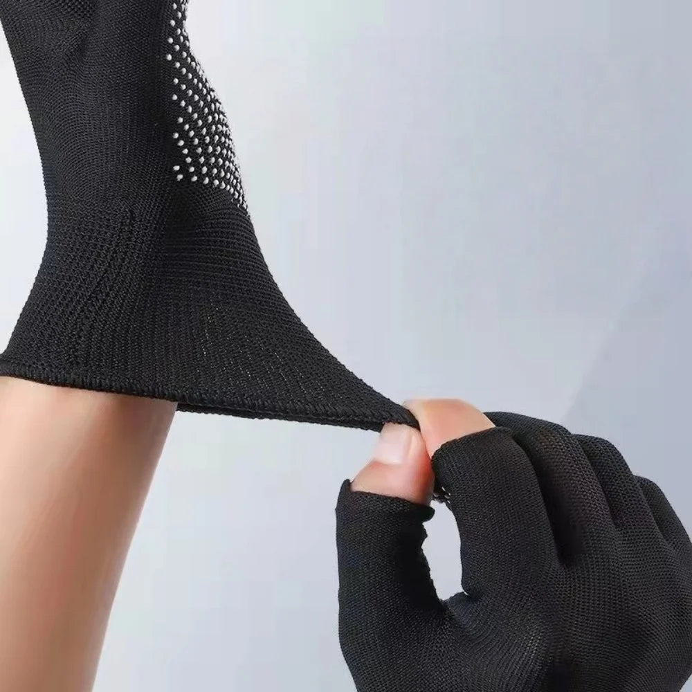 10PCS Nylon Gloves Breathable Non-Slip for Cycling Fishing Camping