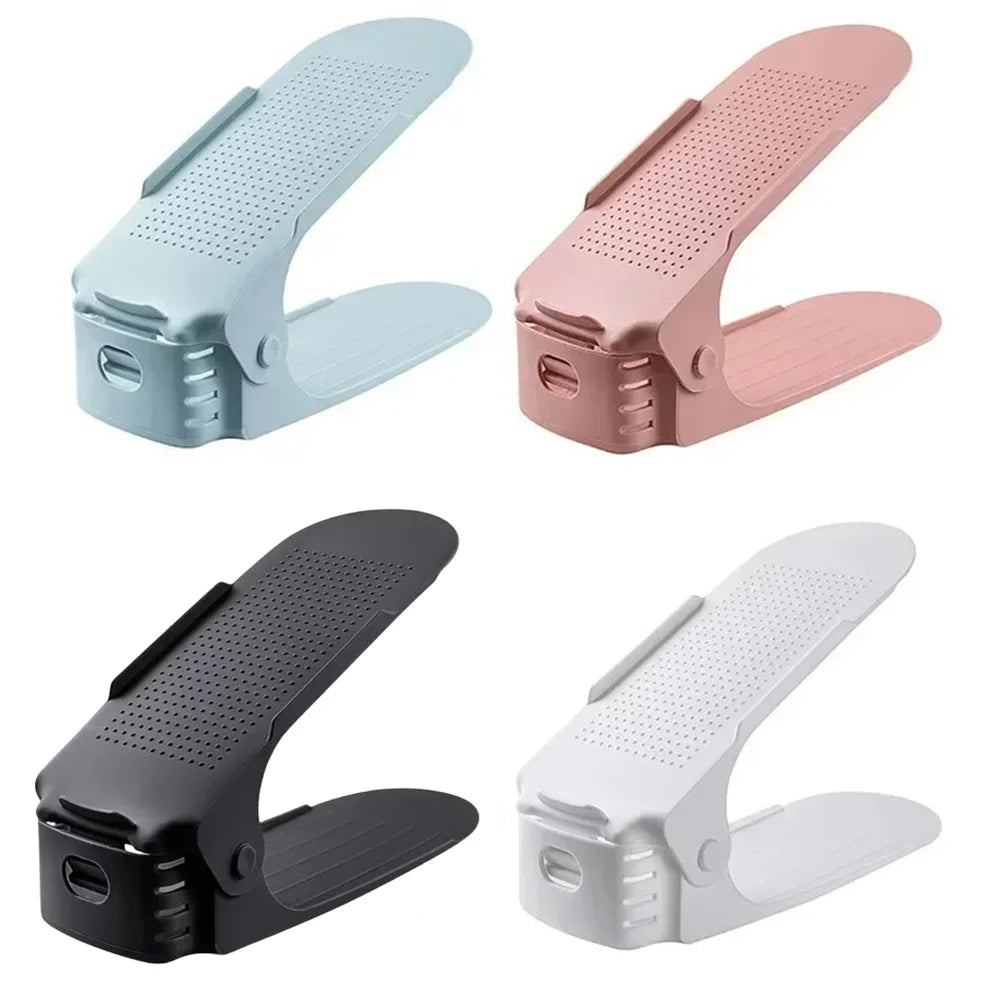 10 Pcs Adjustable Shoe Stacker Shoe Slots Organizer Shoe Slots Space