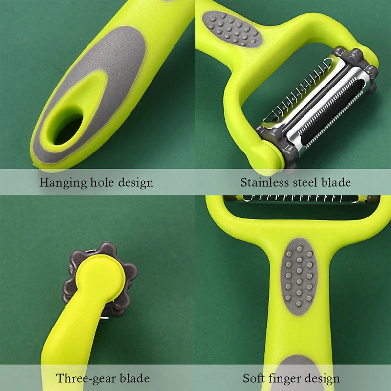 3 In 1 Rotary Peeler Fruit Vegetables Cabbage Graters Salad Carrot
