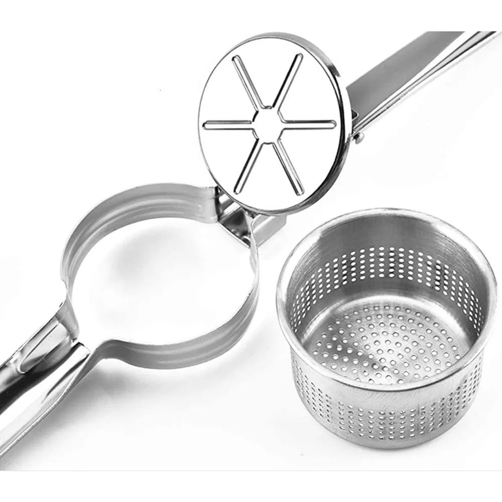 Potato Masher Kitchen Gadget Food Grade Stainless Steel Crusher Fruit