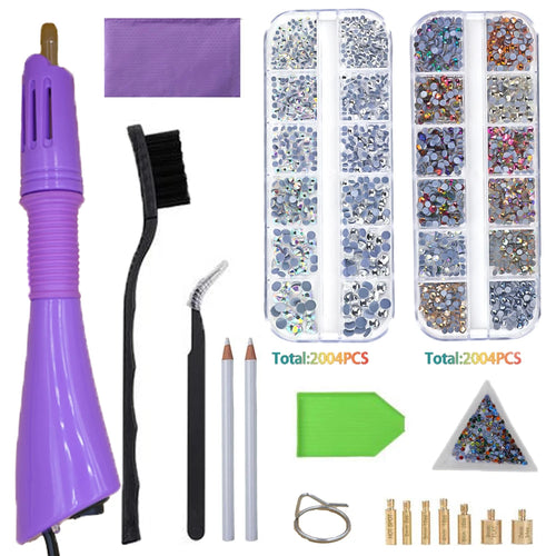 Hotfix Applicator DIY Hot Fix Rhinestone Applicator Wand Tool Kit with