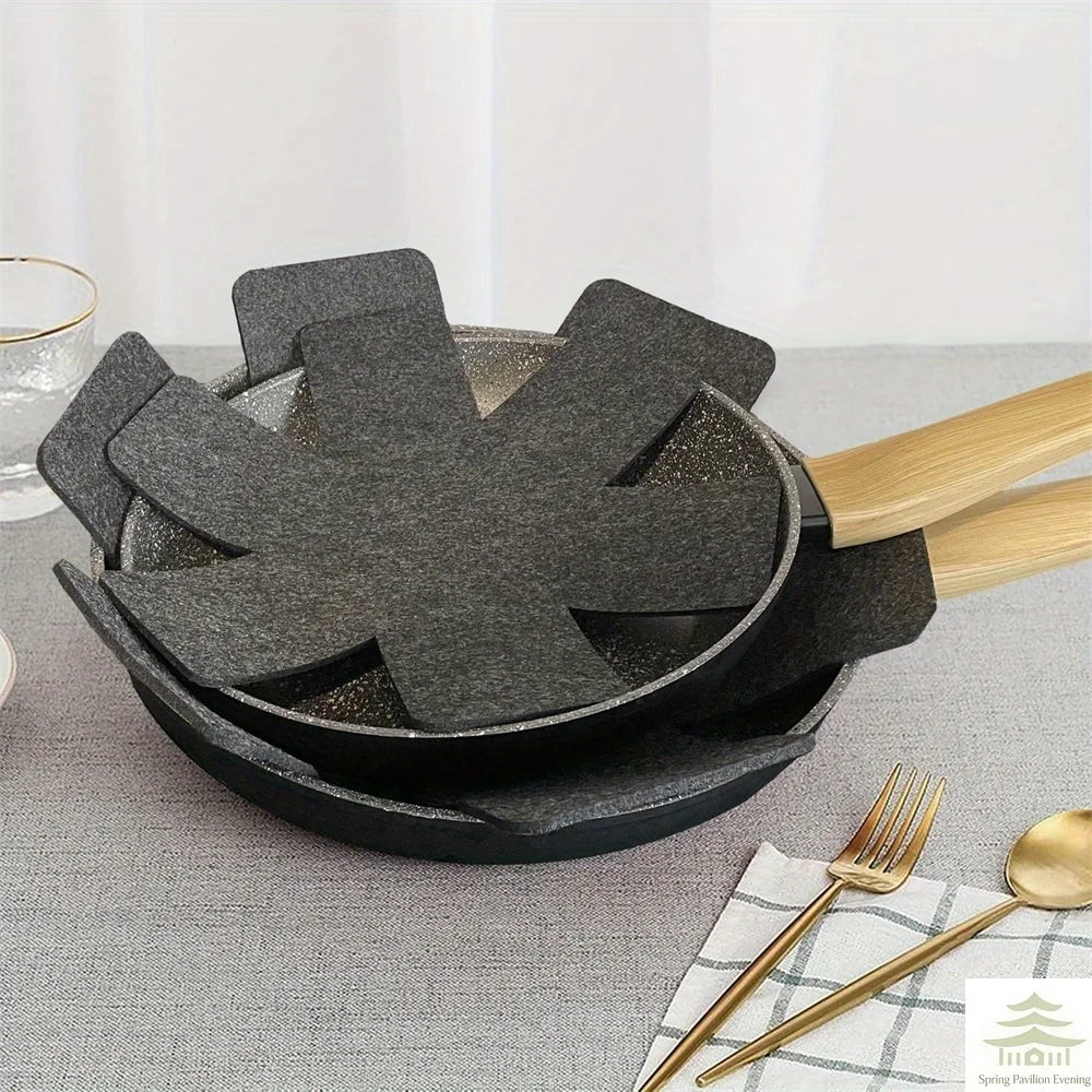 12 PCs/Pack Pot Divider Pad for Stackable Pot Protector, 3 Different